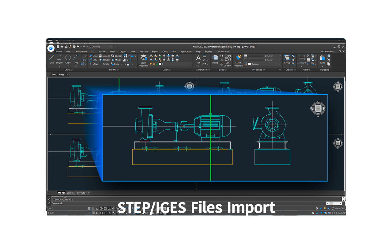 Viewports Edit alternativa cad